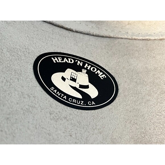 Head ’n Home Women\'s White Leather Cowboy Hat XS Bogie Feathered Braided Western main image 10